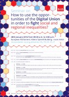 Using the Digital Union to fight social and regional inequalities
