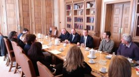In the City Hall of Athens with representatives of the municipal social services