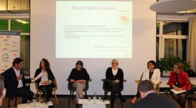 Snapshots from the roundtable discussion of the second part of the event