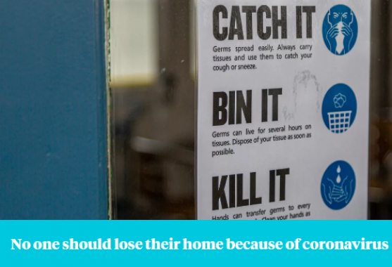 England | No one should lose their home because of coronavirus
