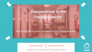Cooperatives in the housing sector