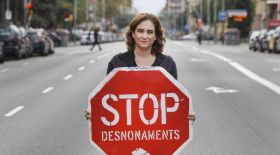 From the time she was leading the anti-eviction movement | Picture: Lavanguardia