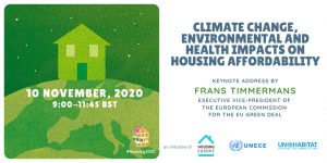 Climate change, environmental and health impacts on housing affordability