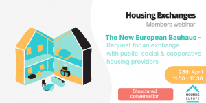 The New European Bauhaus- Request for an exchange with public, social & cooperative housing providers