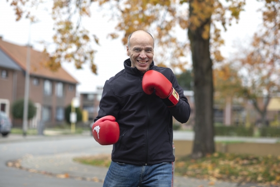 Boxing training in Genk, photo by Els Matthysen