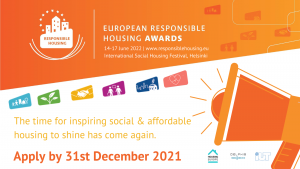 European Responsible Housing Awards 2022 - calls are open