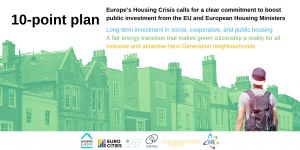 Europe’s Housing Crisis calls for a clear commitment to boost  public investment from the EU and European Housing Ministers