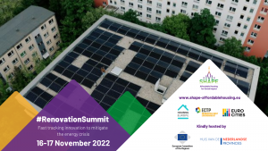 Renovation Summit 2022 | Fast tracking innovation to mitigate the energy crisis