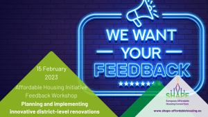 Planning and implementing innovative district-level renovations – Online Feedback Workshop II