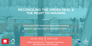 Reconciling the Green Deal & the Right to Housing
