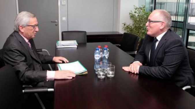 President Juncker and Vice-President Timmermans
