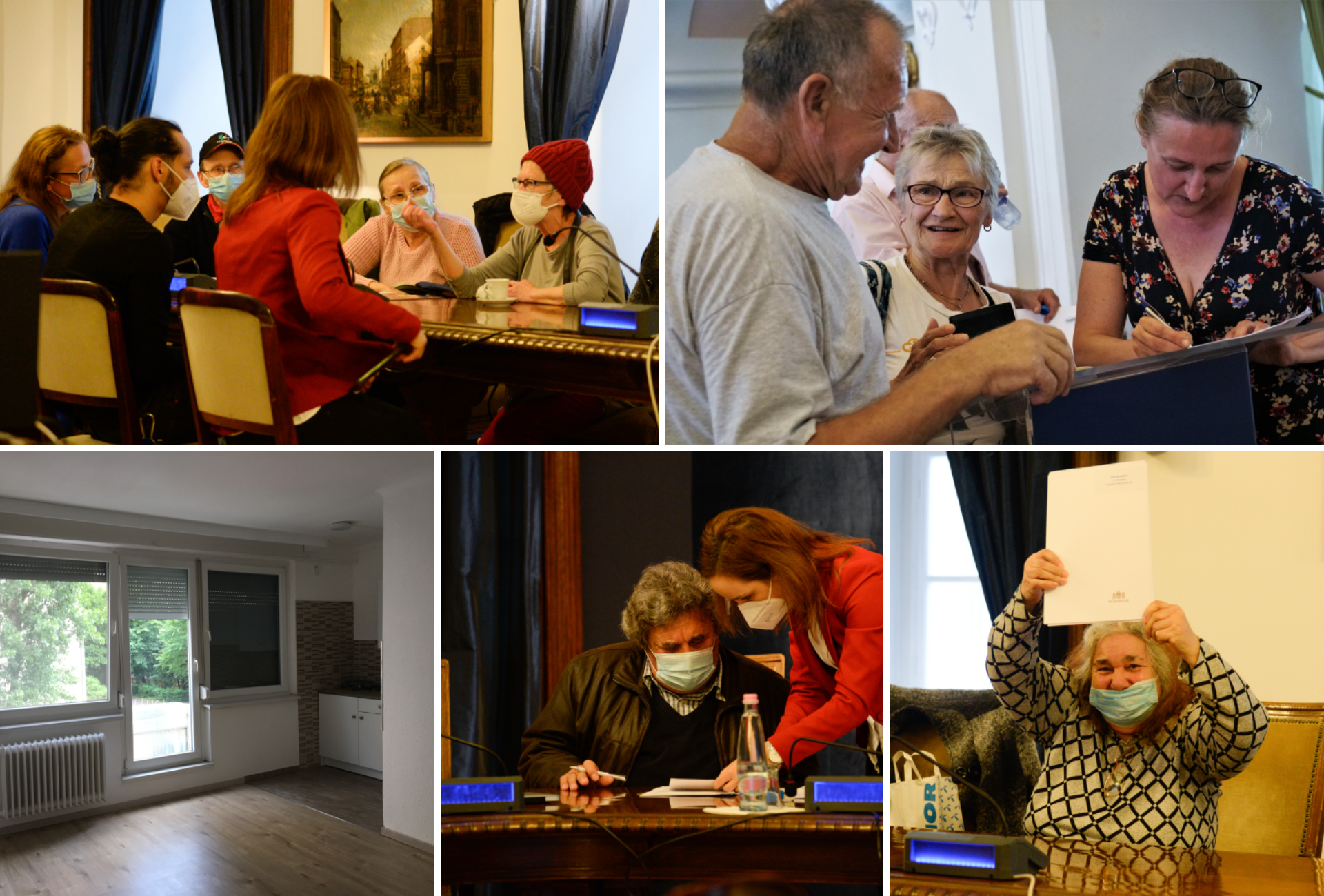 permanent affordable housing for elderly homeless people